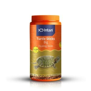 Intan Turtle Sticks – 350g | Floating Food for Turtles, Amphibians & Newts | Big 3.2mm Size | Growel Feeds